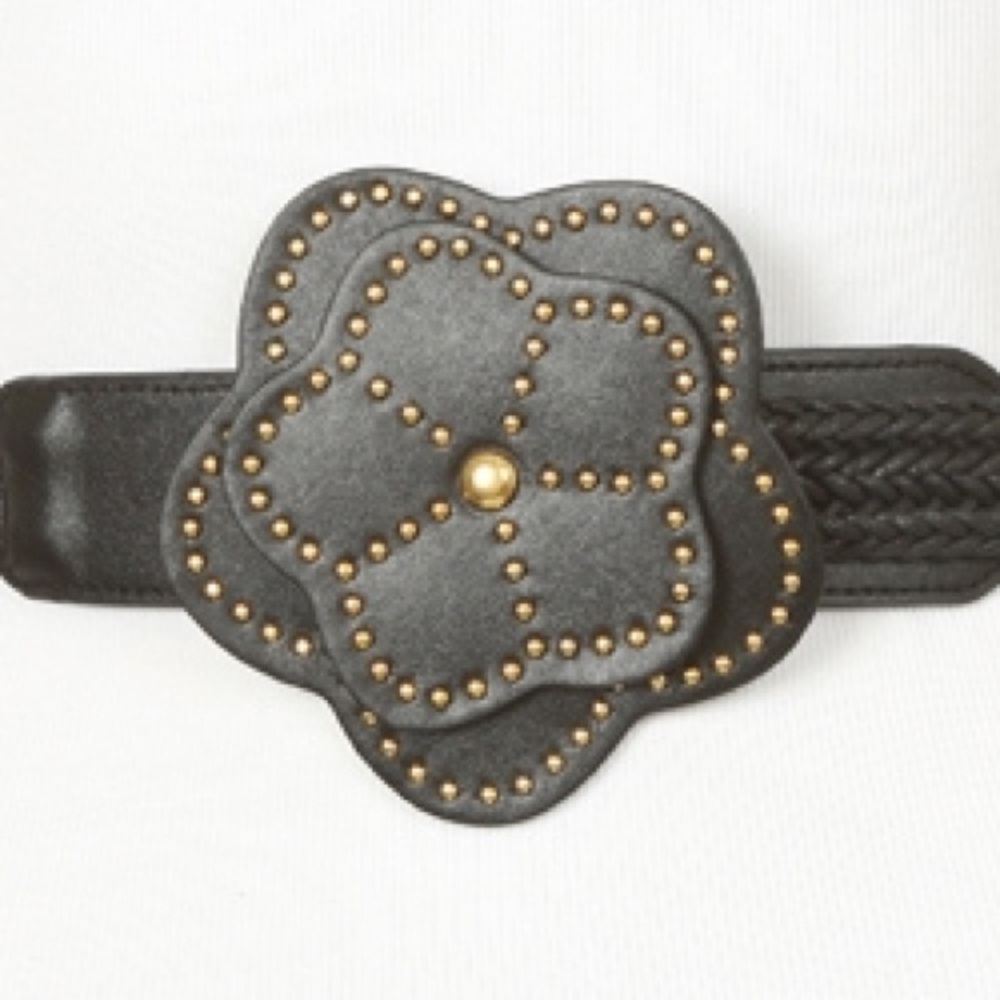 BOHO STUDDED FLOWER BRAIDED BELT 🌸💖🌼